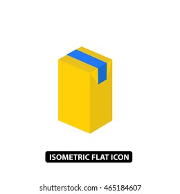 Juice package isometric 