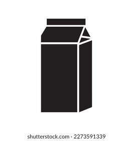 juice pack,juice box or milk pack isolated on background