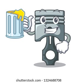 With juice piston isolated in the cartoon shape