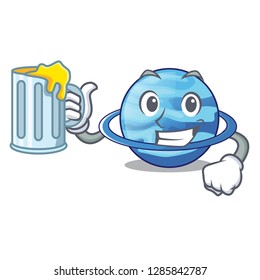 With juice planet uranus in the cartoon form