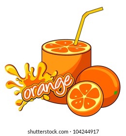 Juice pouring. Orange juice bottle. From this series are in the portfolio additional images
