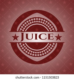 Juice realistic red emblem