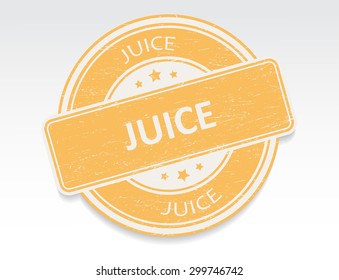 Juice rubber stamp.Juice grunge stamp.Vector illustration.