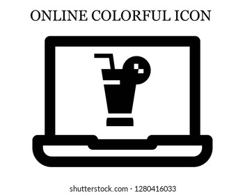 Juice search icon. Editable Juice search icon for web or mobile.