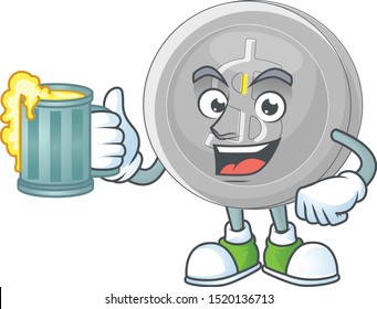 With juice silver coin currency for bill payment