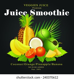 juice smoothie juice label