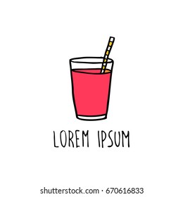 juice (smoothies) doodle icon