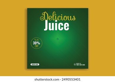 juice social media post juice design benne templet
