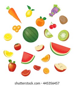 juice soft drink cup with a fruits