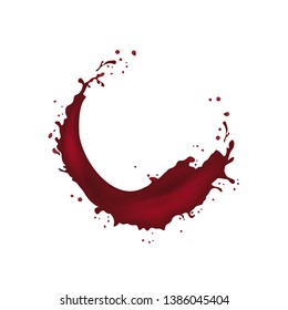 Juice splash design element. Product package design. EPS10 Vector illustration.