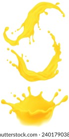 Juice Splash Vector Design EPS