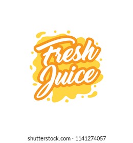 juice splash vector sign