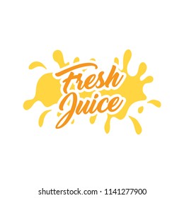 juice splash vector sign