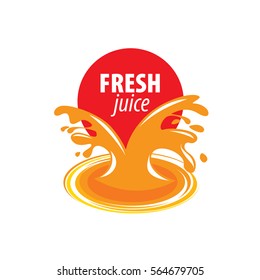 juice splash vector sign