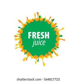 juice splash vector sign