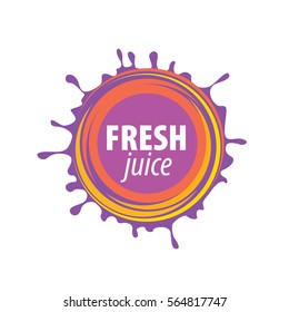 juice splash vector sign