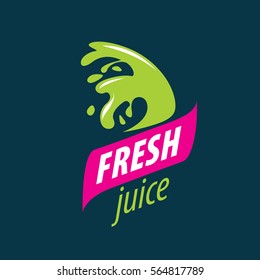 juice splash vector sign