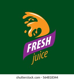juice splash vector sign