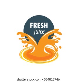 juice splash vector sign