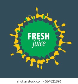 juice splash vector sign