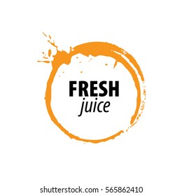 juice splash vector sign