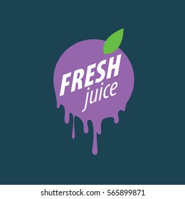 juice splash vector sign
