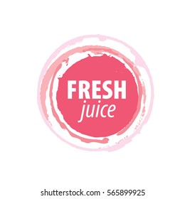 juice splash vector sign