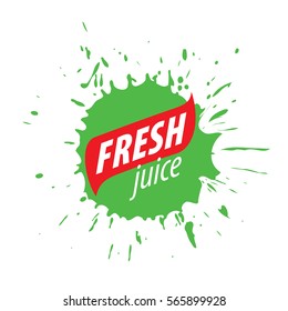 juice splash vector sign