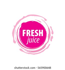 juice splash vector sign