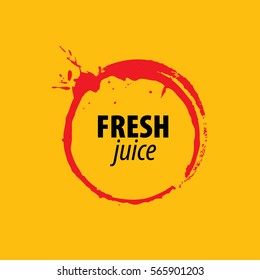 juice splash vector sign