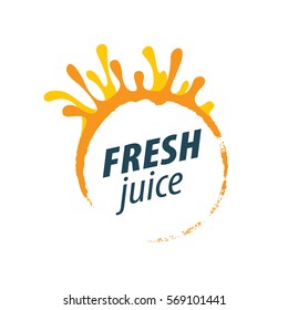 juice splash vector sign