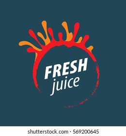juice splash vector sign