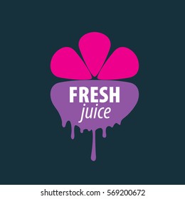 juice splash vector sign