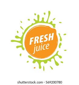 juice splash vector sign