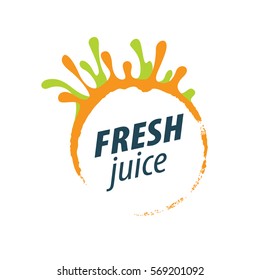 juice splash vector sign