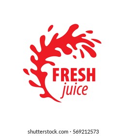 juice splash vector sign