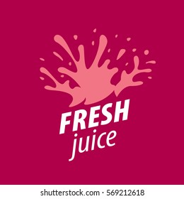 Juice Splash Vector Sign Stock Vector (Royalty Free) 569101411