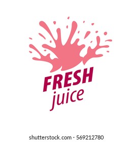 juice splash vector sign