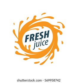 juice splash vector sign