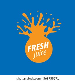 juice splash vector sign