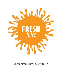 juice splash vector sign