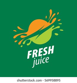 juice splash vector sign