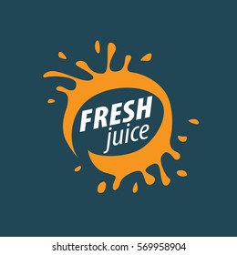 juice splash vector sign