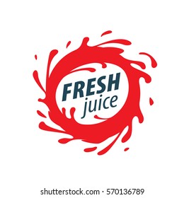 juice splash vector sign