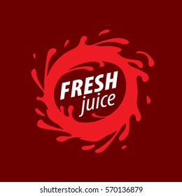 juice splash vector sign