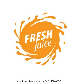 juice splash vector sign