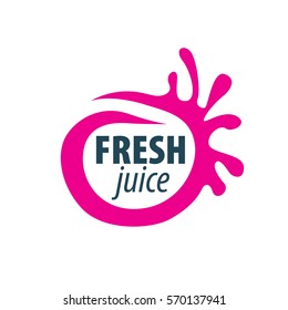 juice splash vector sign