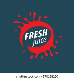 juice splash vector sign