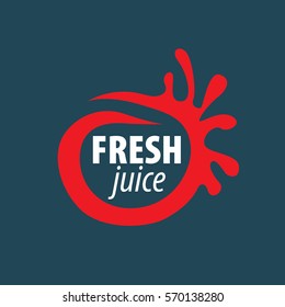 juice splash vector sign