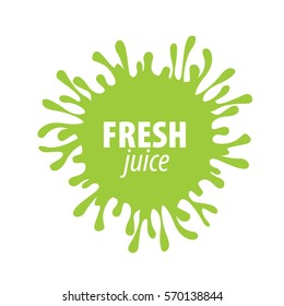 juice splash vector sign